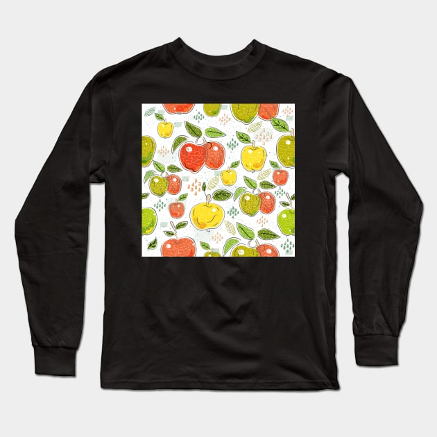 Apples Long Sleeve T-Shirt by Countryside